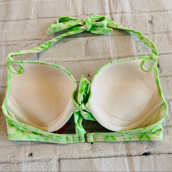 Victoria’s Secret Green Bikini Top Size 34C - Picture 3 of 8